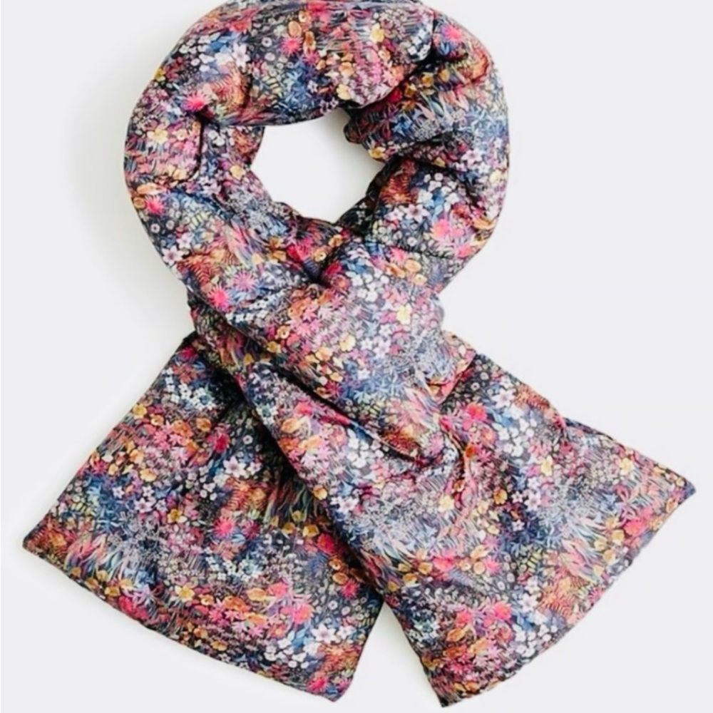 J. Crew Multicolor Floral Scarf